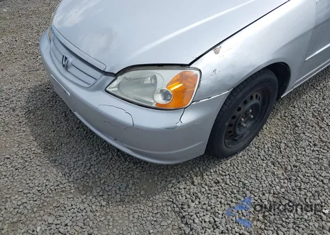 2002 Honda Civic Ex из США, поврежденный, VIN 1HGES26772L074048